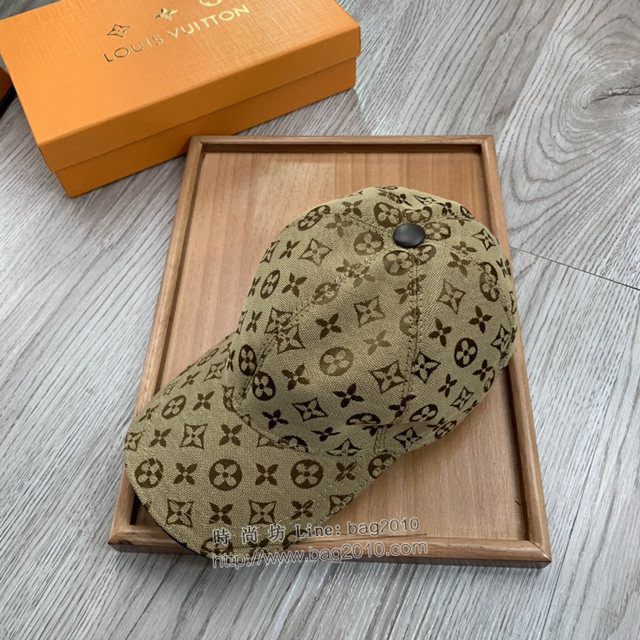 LV新品男士帽子 路易威登經典印花鴨舌帽棒球帽  mm1323
